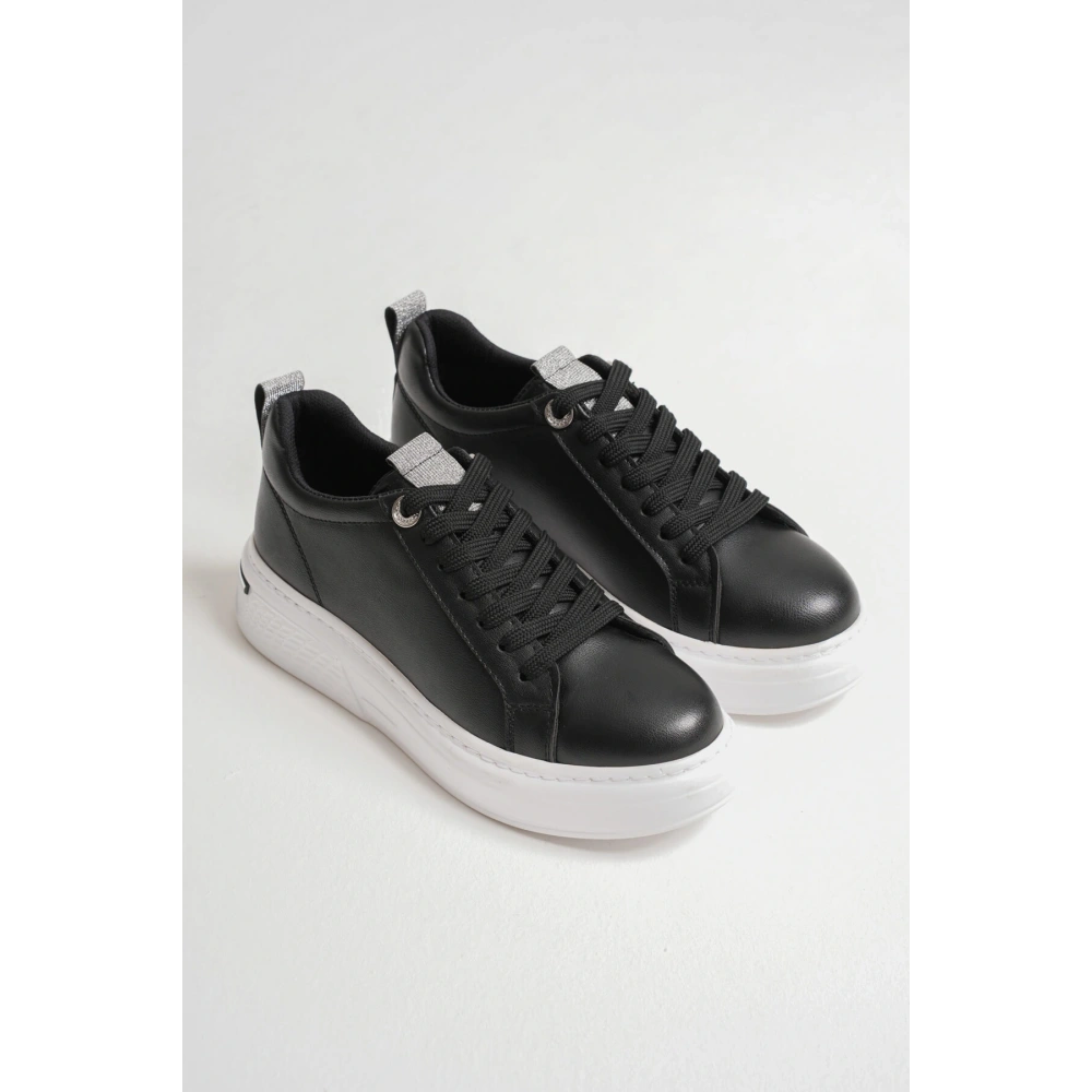 Liza Kadın Şık Günlük Siyah Sneaker