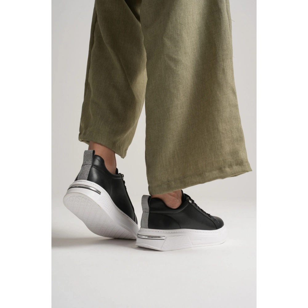 Liza Kadın Şık Günlük Siyah Sneaker