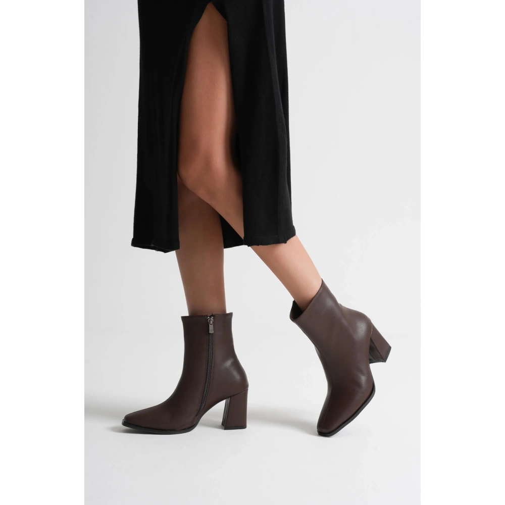 Muso Kadın Acı Kahve Topuklu Bot
