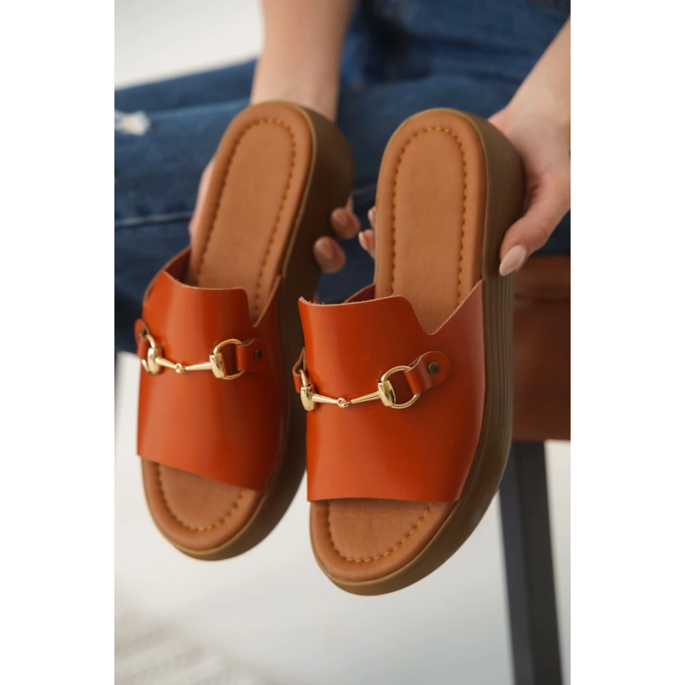 Nelly Kiremit Hakiki Deri Terlik