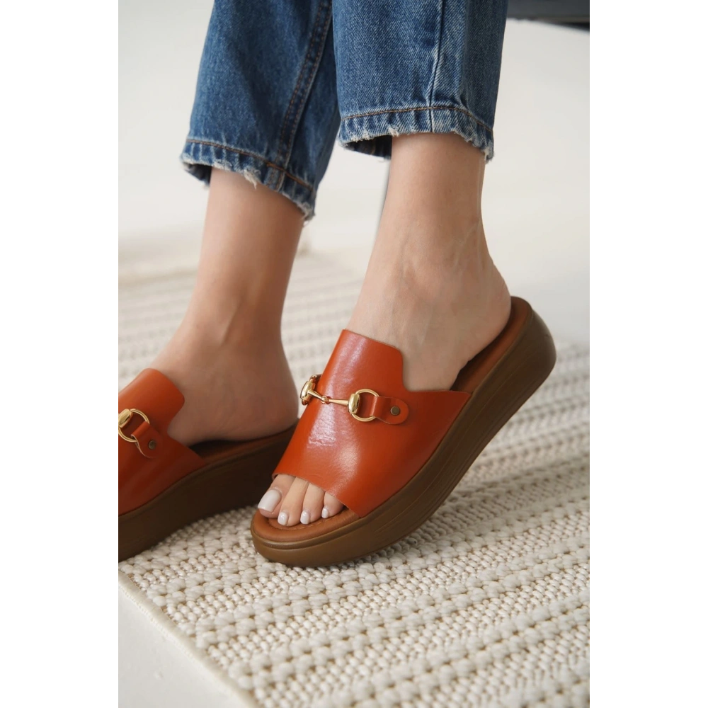 Nelly Kiremit Hakiki Deri Terlik