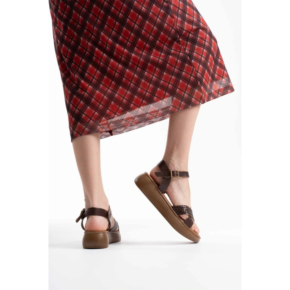 Orwell Acı Kahve Hakiki Deri Sandalet