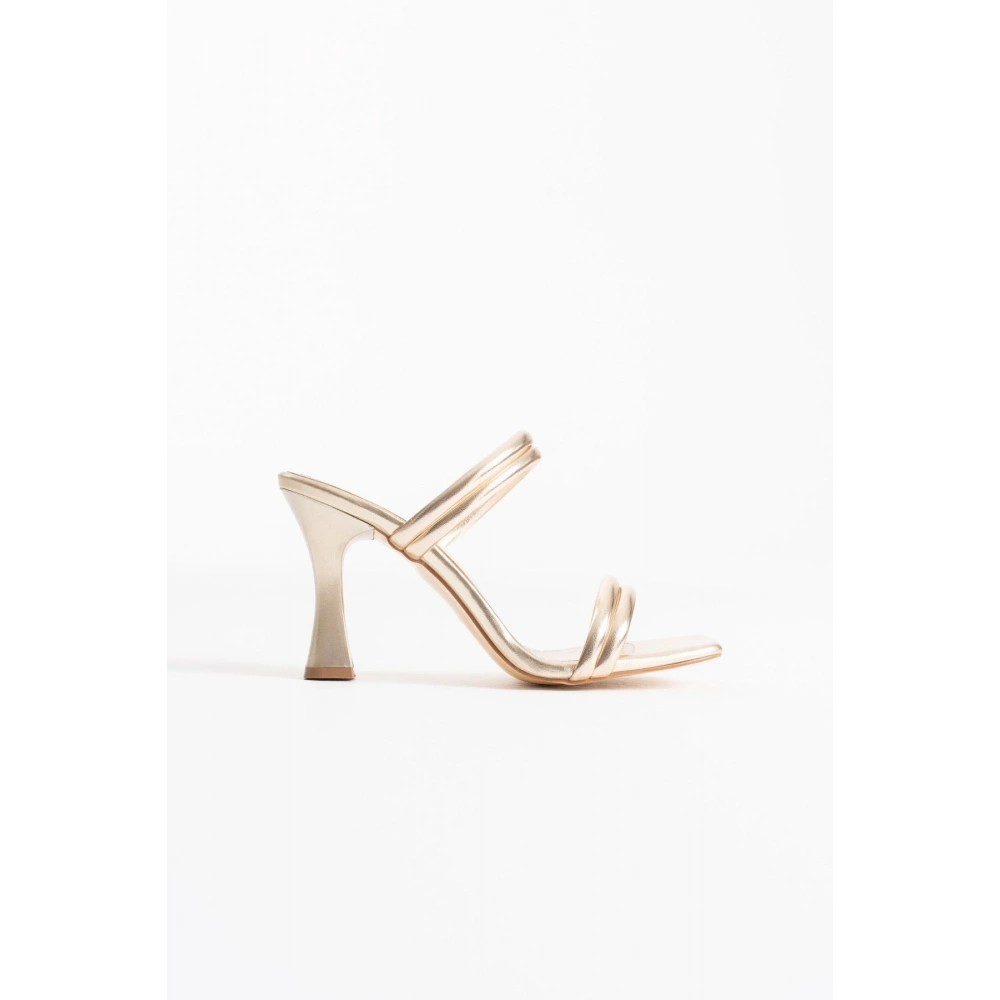 Petra Kadın Altın Topuklu Terlik