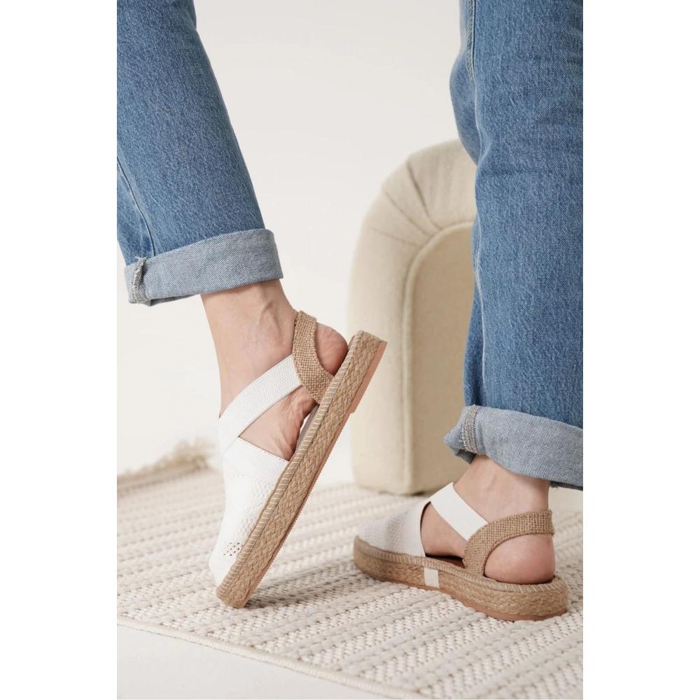 Rosa Kadın Beyaz Espadril Ayakkabı