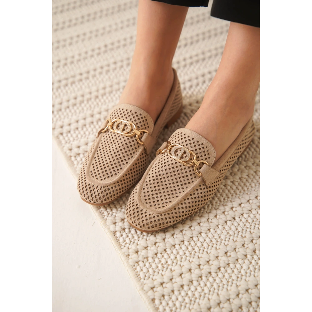 Kadın Süet Bej Günlük Ayakkabı TR27MS02B