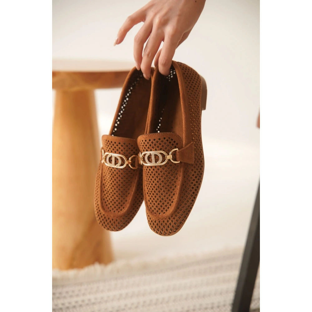 Sally Kadın Süet Taba Günlük Ayakkabı