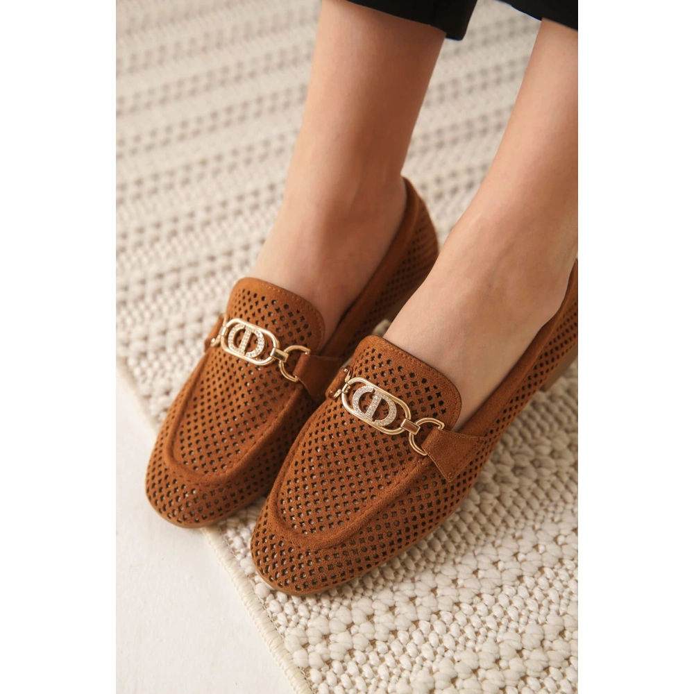 Sally Kadın Süet Taba Günlük Ayakkabı