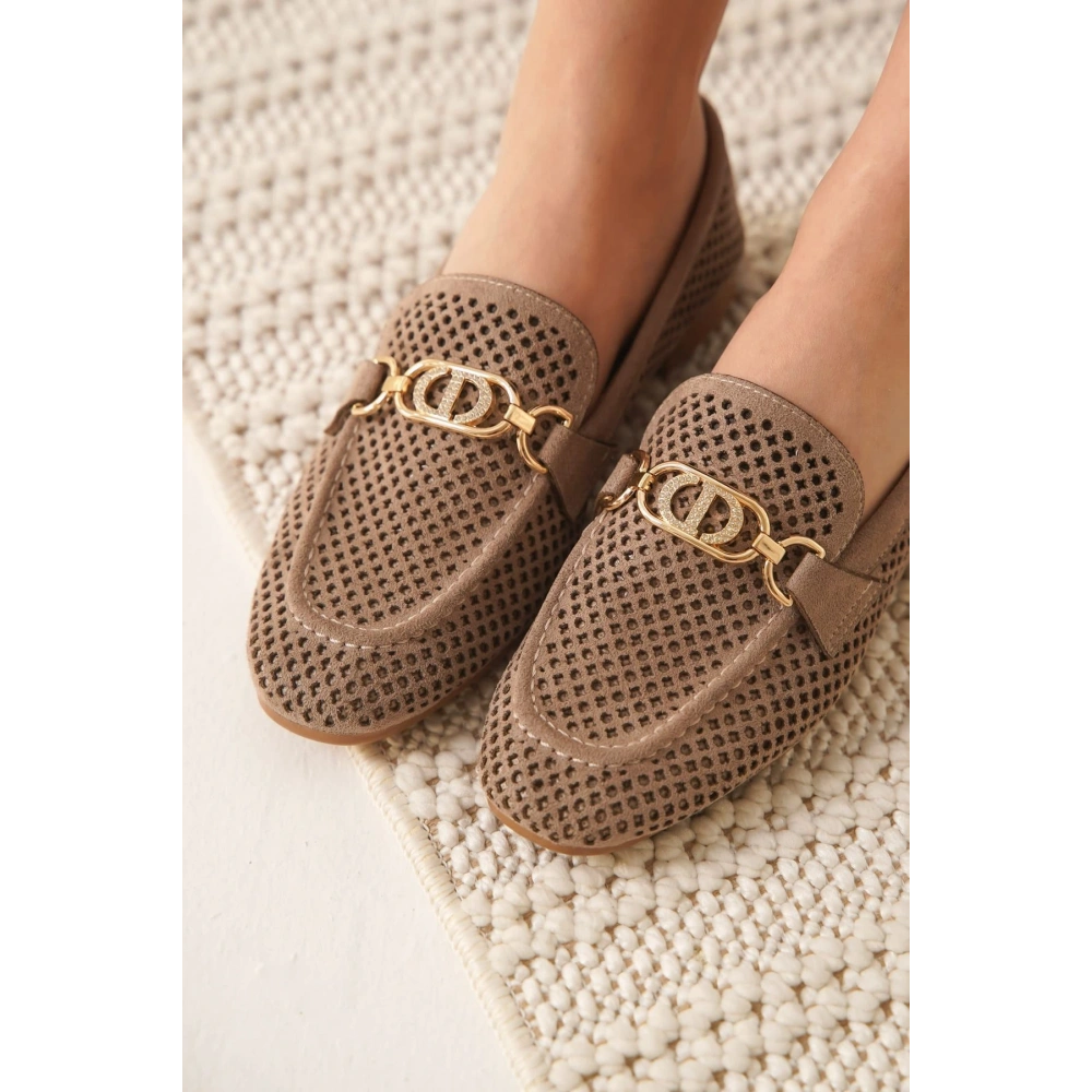 Sally Kadın Süet Vizon Günlük Ayakkabı