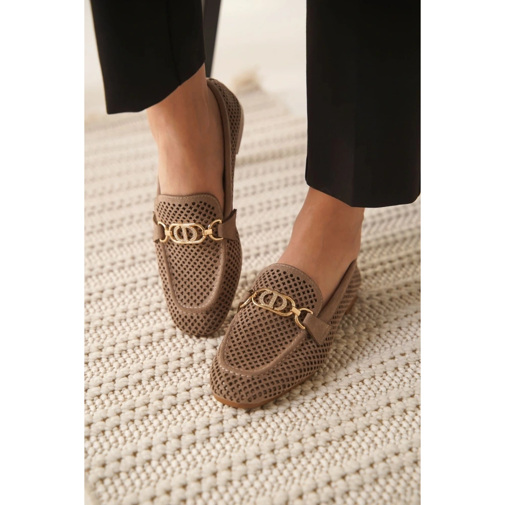 Sally Kadın Süet Vizon Günlük Ayakkabı