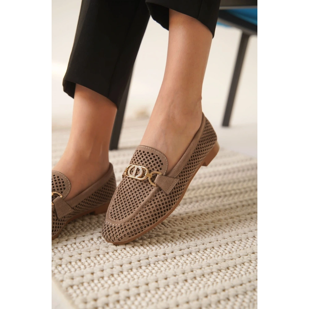 Sally Kadın Süet Vizon Günlük Ayakkabı