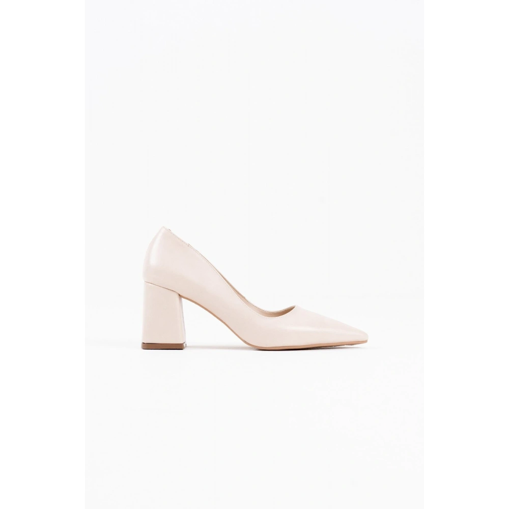 Valeria Bej Cilt Kadın Topuklu Ayakkabı