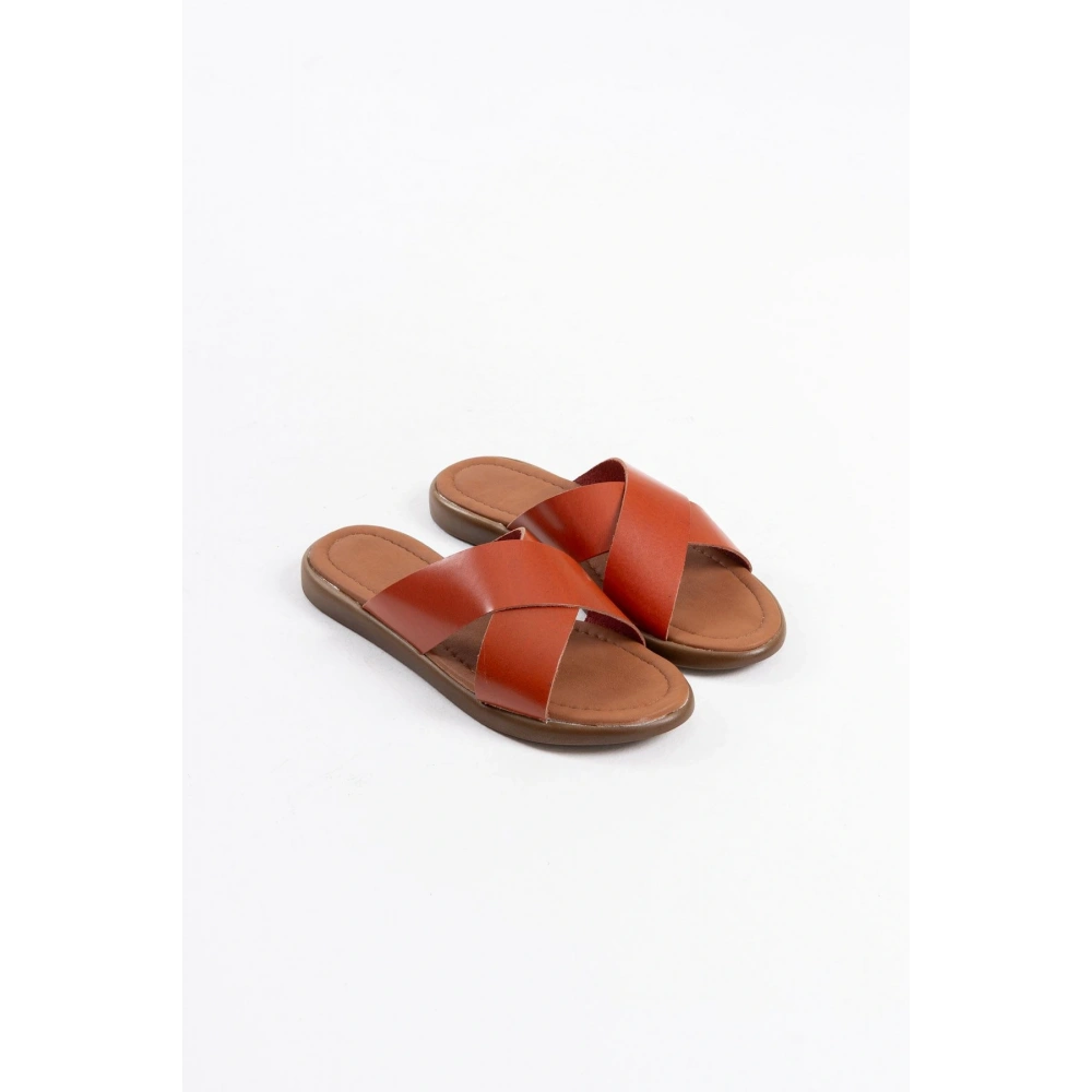 Weasley Kiremit Hakiki Deri Terlik