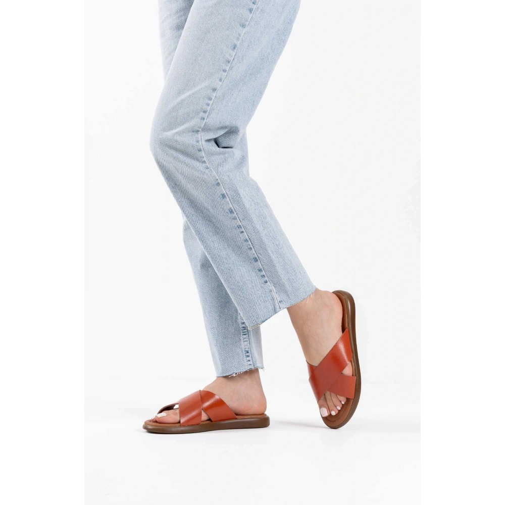 Weasley Kiremit Hakiki Deri Terlik