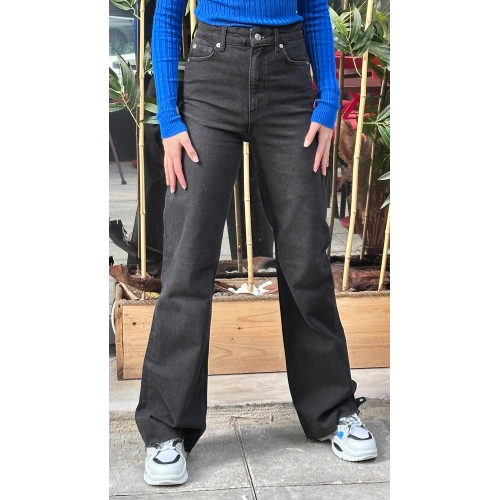 Kadın Siyah Yüksel Bel Pantolon