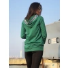 Cecile Yeşil Kapşonlu Kadın Sweat