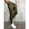 Erkek Yeşil Ekose Jogger Pantolon