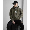 Haki Kapüşonlu Erkek Sweatshirt