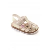 Kız Çocuk Sedef Renk Kelebek Sandalet