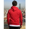 Miguel Erkek Kırmızı Kapşonlu Sweatshirt