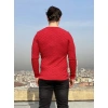 Pal Erkek Kırmızı Triko Kazak