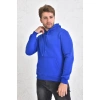Retz Şardonlu Kapüşonlu Erkek Sweatshirt Mavi