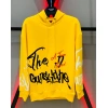 Sarı Kapüşonlu Erkek Sweatshirt