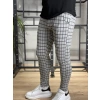Shayne Erkek Kareli Jogger Pantolon