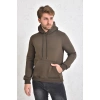 Weiz Şardonlu Kapüşonlu Erkek Sweatshirt Haki