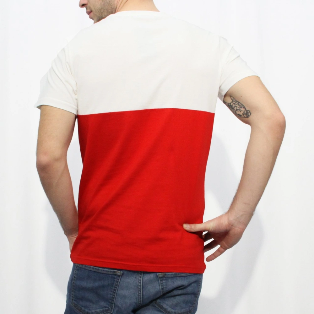 Angel Erkek Beyaz-Kırmızı Tshirt