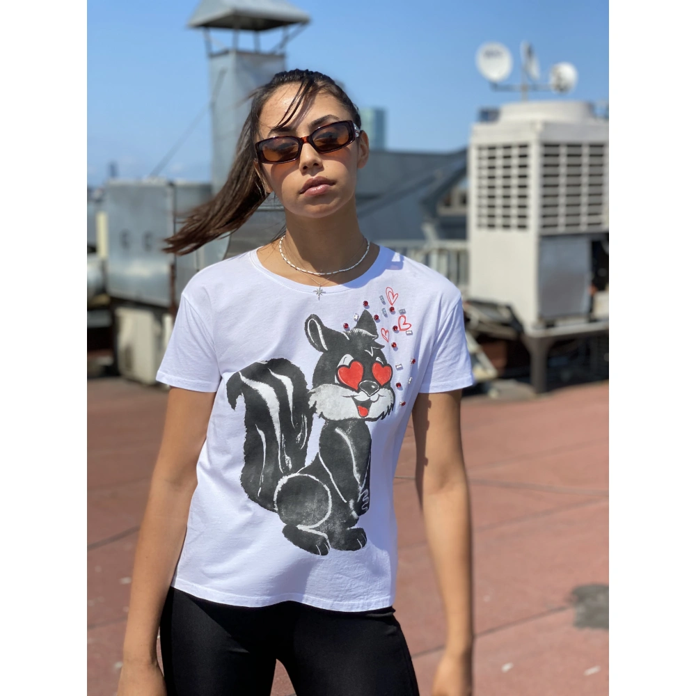 Bessie Kadın Kadi Baskılı T-shirt