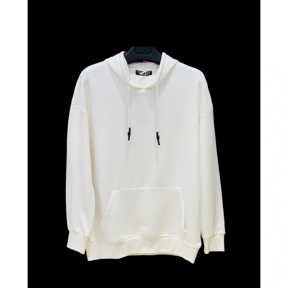 Beyaz Erkek Sweatshirt