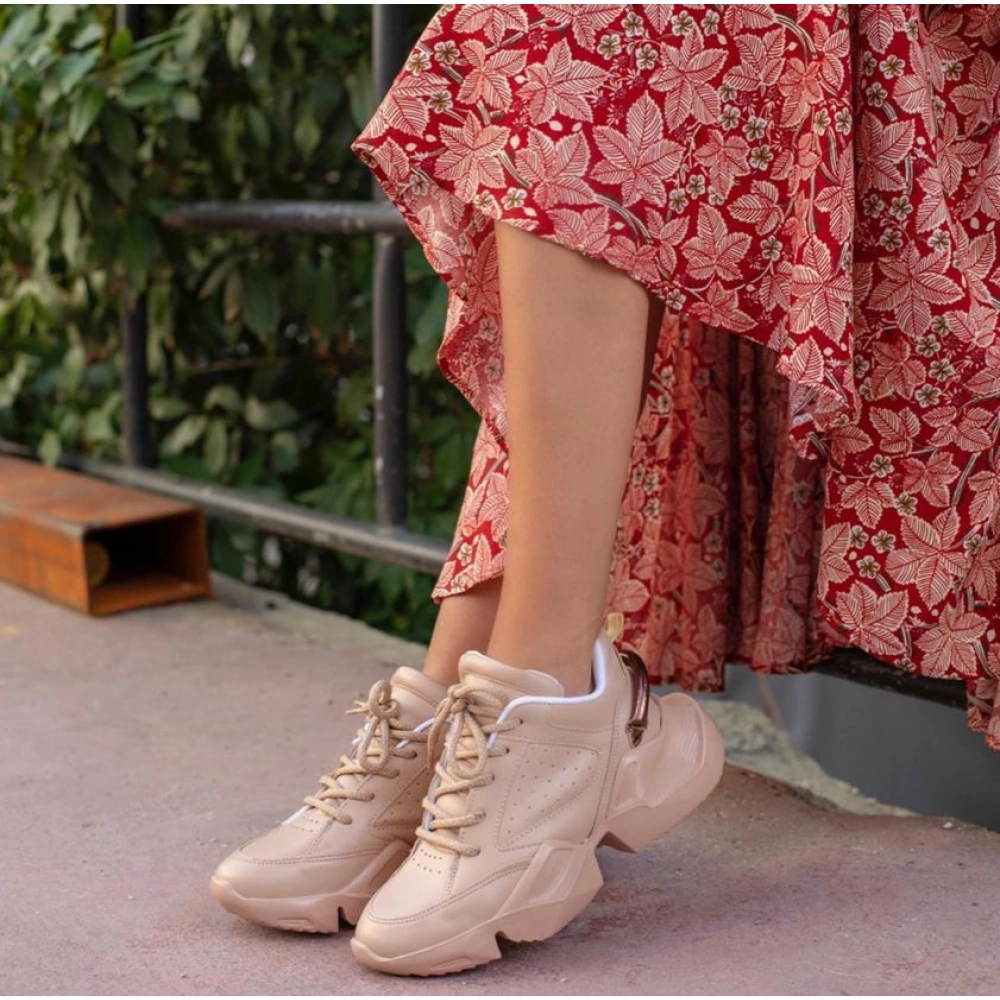 Casey Bej Kadın Spor Ayakkabı