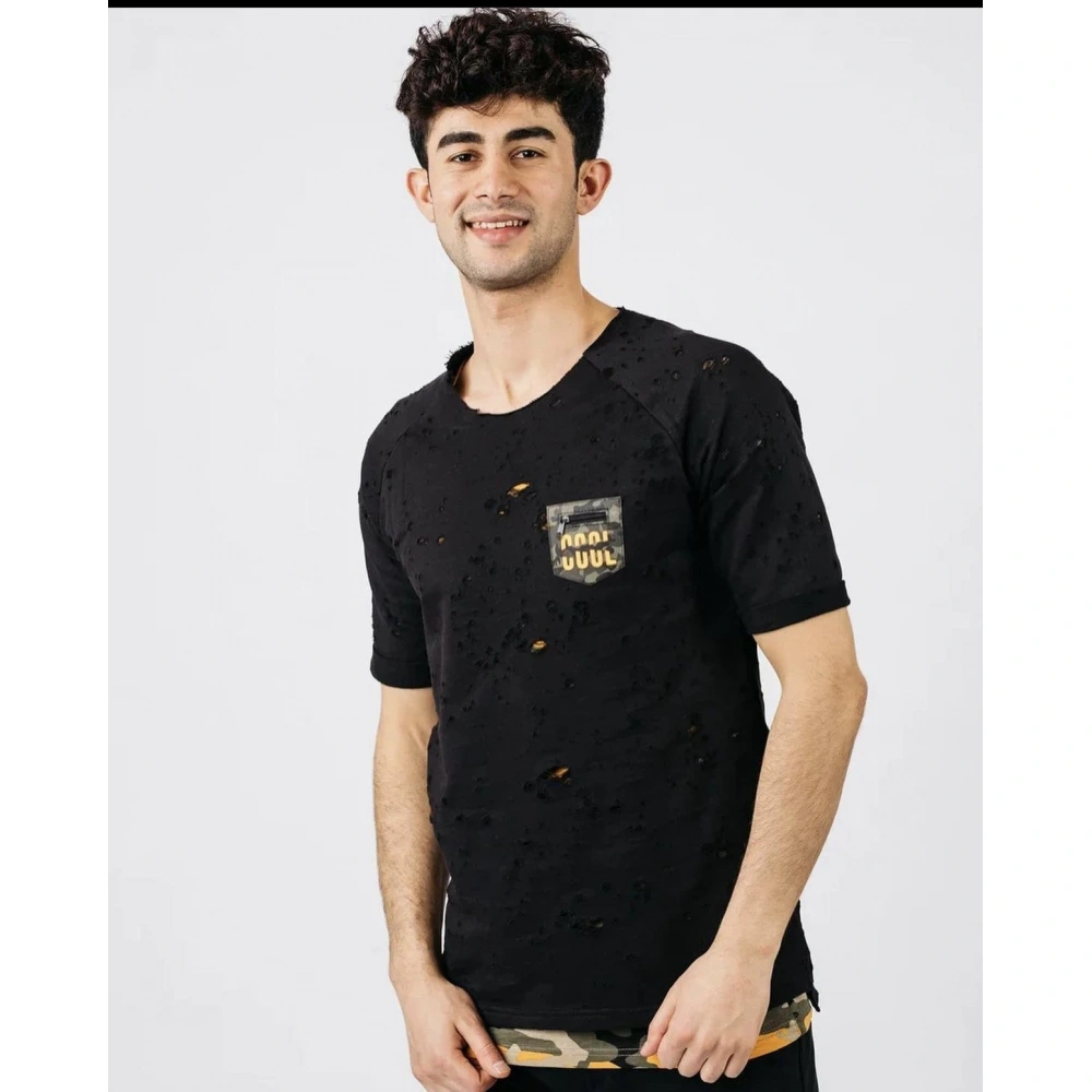 Cool Erkek Siyah T-shirt