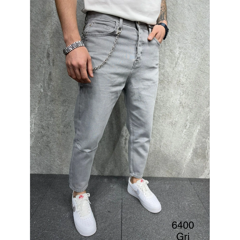 Erkek Açık Gri Pantolon