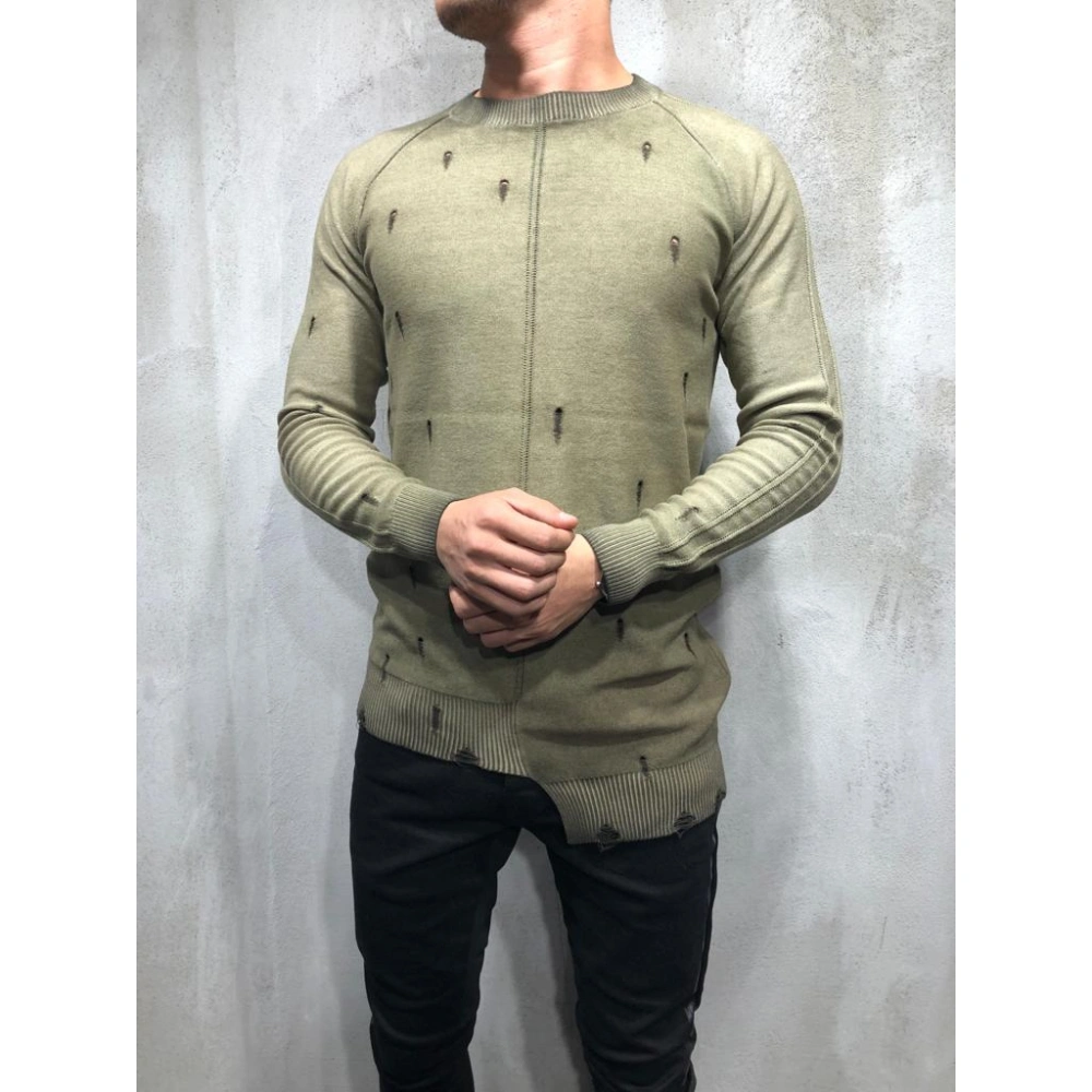 Erkek Haki Trend Kazak