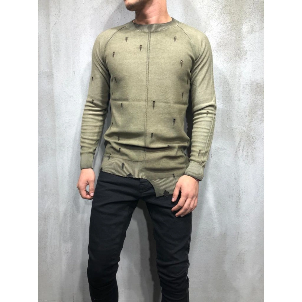 Erkek Haki Trend Kazak