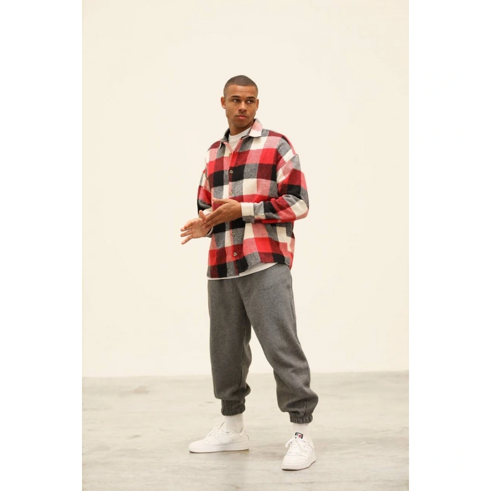 Erkek Kırmızı Oduncu Gömlek