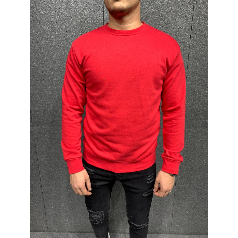 Kırmızı Erkek Sweatshirt