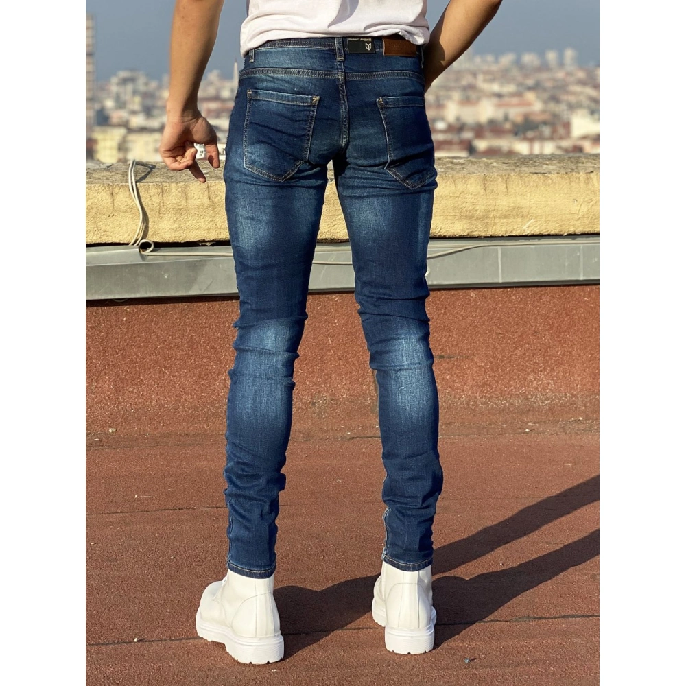 Merritt Koyu Lacivert Erkek Jean Pantolon