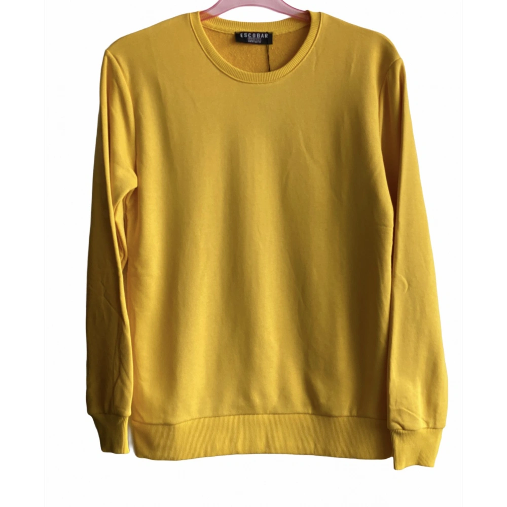 Sarı Erkek Sweatshirt