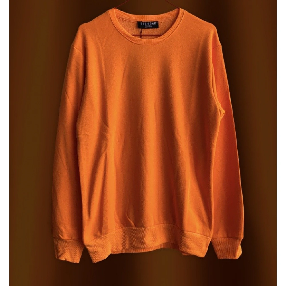 Turuncu Neon Erkek Sweatshirt