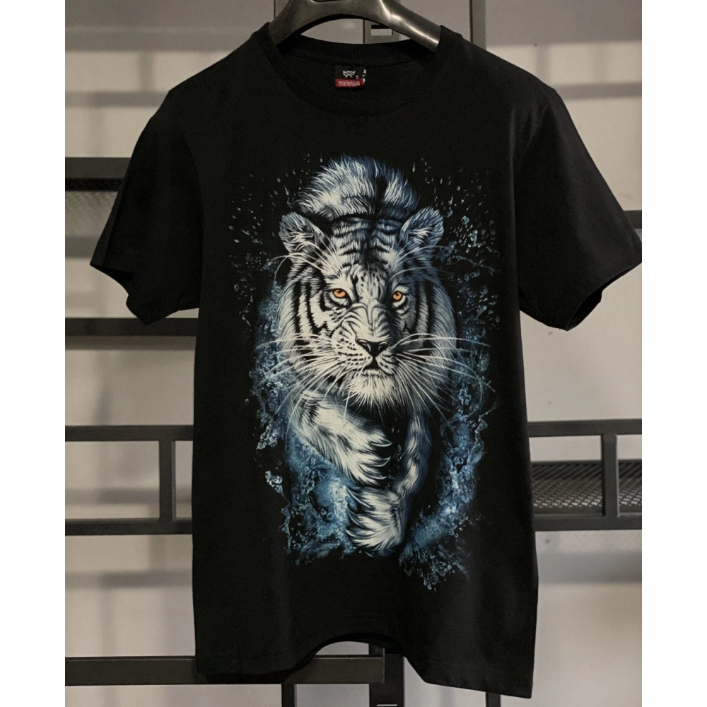 Vern Erkek Kaplan Baskılı T-shirt