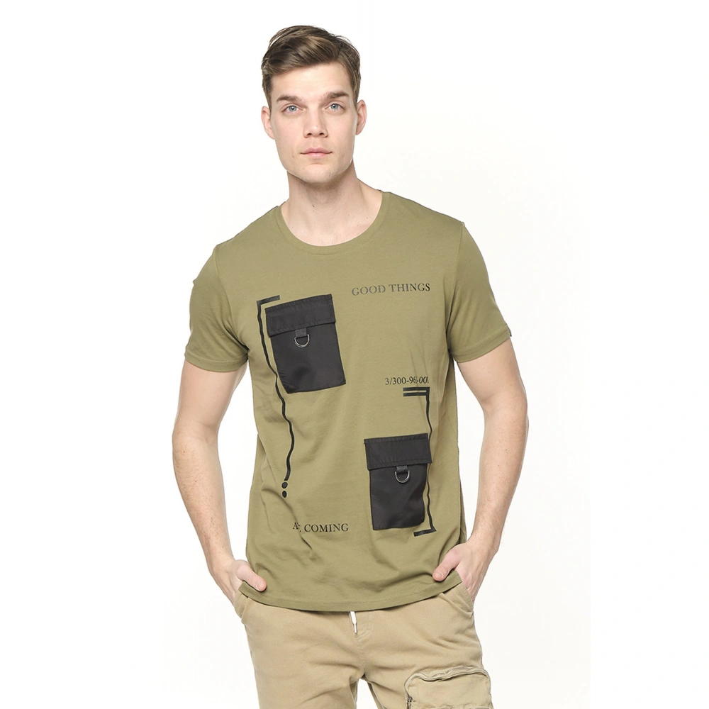 Zacha Erkek Haki T-shirt
