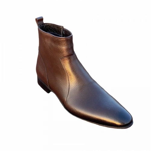 Erkek Kahverengi Deri Bot