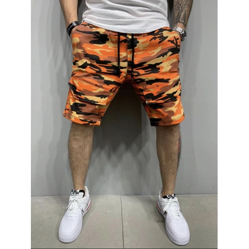 Erkek Kamuflaj Renkli Şort