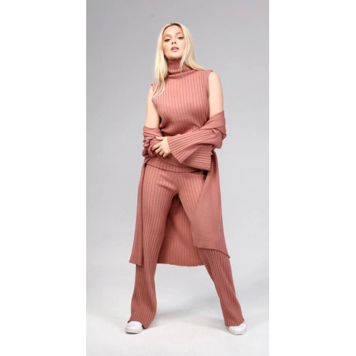 Kadın Somon Bluz Takım