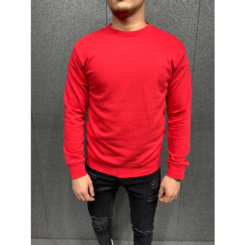 Kırmızı Erkek Sweatshirt