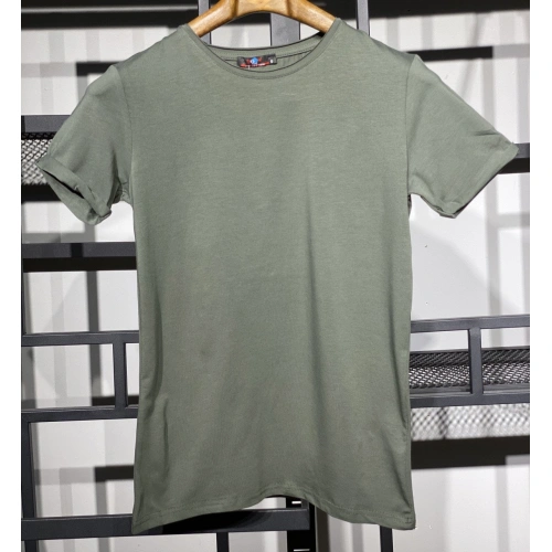 Zachariah Erkek Haki T-shirt