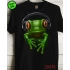 Erkek Kurbağa Baskılı T-shirt