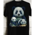 Erkek Panda Baskılı T-shirt
